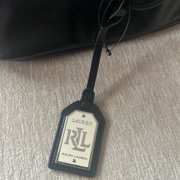 Ralph Lauren Black Label classy elegant black & white tote. - Picture 2 of 11